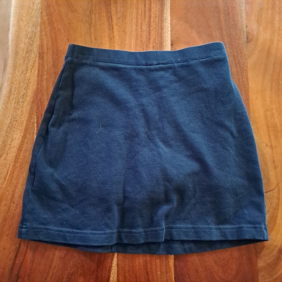 Lands End Dark Blue Skort with Button Detail - Picture 4 of 5